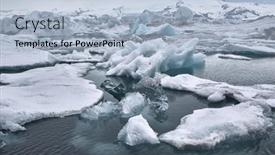  Presentation with iceland - PPT layouts consisting of glacial-lake-in-jokulsarlon-iceland background and a  colored foreground