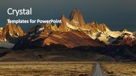  Presentation with mount emei - Slides consisting of glaciares national park patagonia argentina background and a dark gray colored foreground