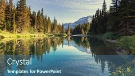  Presentation with montana - Slide deck consisting of glacier-national-park-montana-usa background and a ocean colored foreground