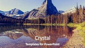  Presentation with arches national park - Presentation enhanced with glacier national park montana usa background and a tawny brown colored foreground