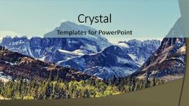  Presentation with montana - Slide set consisting of glacier national park montana usa background and a  colored foreground