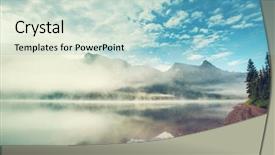  Presentation with montana - Audience pleasing slides consisting of glacier national park montana usa backdrop and a  colored foreground