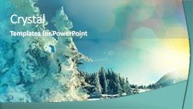  Presentation with montana - Colorful PPT layouts enhanced with glacier national park montana winter backdrop and a teal colored foreground