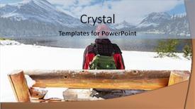  Presentation with montana - PPT layouts having glacier national park montana winter background and a light blue colored foreground