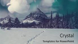  Presentation with shenandoah national park big meadows - Colorful slides enhanced with glacier national park montana winter backdrop and a  colored foreground