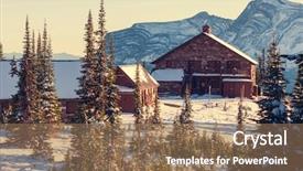  Presentation with montana - Amazing PPT layouts having glacier national park montana winter backdrop and a coral colored foreground