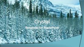  Presentation with shenandoah national park big meadows - Slide set featuring glacier national park montana winter background and a teal colored foreground