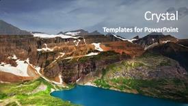  Presentation with montana - PPT layouts featuring glacier national park montana background and a  colored foreground