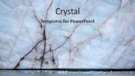  Presentation with melting earth near space - Theme enhanced with glacier wall franz josef land background and a light blue colored foreground