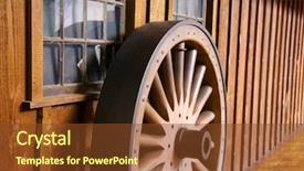  Presentation with wheel - Cool new slide set with glade creek grist mill wheel backdrop and a tawny brown colored foreground