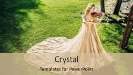  Presentation with classical music - Presentation design having glade in the park music background and a lemonade colored foreground