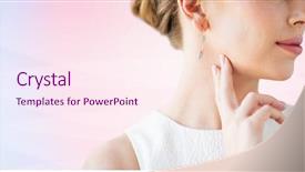  Presentation with luxury diamond - Theme enhanced with glamour beauty jewelry and luxury background and a pink colored foreground