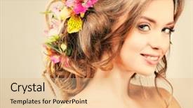  Presentation with light - Amazing theme having glamour girls - beautiful girl isolated backdrop and a  colored foreground