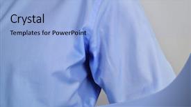  Presentation with sonar blue modern ship radar - Theme enhanced with glands - closeup of a man wearing background and a light blue colored foreground