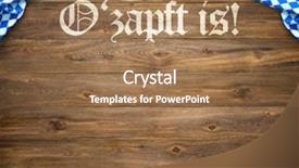  Presentation with oktoberfest - Slide set with glas - rustic background for oktoberfest background and a coral colored foreground