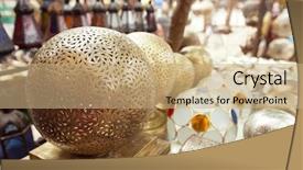  Presentation with lanterns - Amazing slide set having glass and metal lanterns lamp backdrop and a  colored foreground