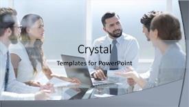  Presentation with teams - Presentation theme with glass blueprints - brainstorm business teams background and a light blue colored foreground