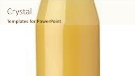  Presentation with pineapple - Beautiful slide deck featuring glass-bottle-of-pineapple-juice backdrop and a lemonade colored foreground