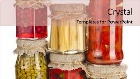  Presentation with food preservation - Presentation theme consisting of balcony at local government background and a  colored foreground.