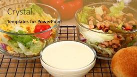  Presentation with eye glass - Slide set having glass-bowl-of-black-eye background and a yellow colored foreground