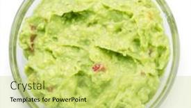  Presentation with clipping - PPT layouts featuring glass-bowl-of-guacamole background and a  colored foreground