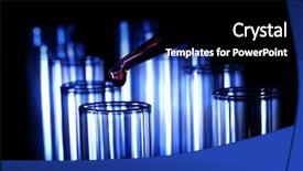  Presentation with tubes - PPT layouts enhanced with glass chemistry tubes background and a black colored foreground