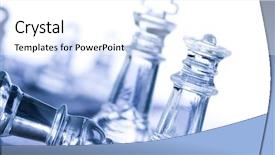  Presentation with chess board - Audience pleasing presentation theme consisting of glass chess backdrop and a  colored foreground