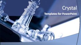  Presentation with chess - Colorful presentation theme enhanced with glass chess backdrop and a  colored foreground