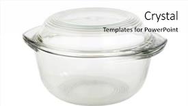  Presentation with cooking oils - Cool new PPT theme with glass cooking pot with clipping backdrop and a white colored foreground