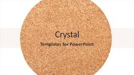  Presentation with cork - Presentation consisting of table cork coaster on white background background and a coral colored foreground