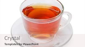  Presentation with fragrant - Audience pleasing slides consisting of fragrant a camomile tea backdrop and a lemonade colored foreground