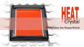  Presentation with thermal insulation - Colorful presentation enhanced with glass fire potection - window close up backdrop and a  colored foreground