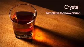  Presentation with whisky - Beautiful presentation featuring glass from whisky backdrop and a wine colored foreground
