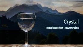  Presentation with clean water - Amazing slide set having glass glass glass with clean backdrop and a navy blue colored foreground