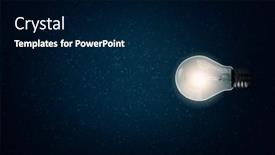  Presentation with glowing light bulb light bulb - 