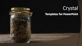  Presentation with muesli - Slides having glass-jar-of-homemade-granola background and a black colored foreground