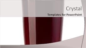  Presentation with blackberry - Slide deck consisting of glass-of-blackberry-juice background and a light gray colored foreground