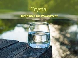 Glass Of Clean Water Outdoor PPT template 37 | CrystalGraphics