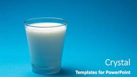  Presentation with milk - Amazing slide deck having glass-of-fresh-milk-isolated backdrop and a teal colored foreground