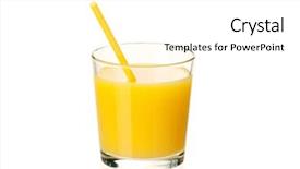  Presentation with fresh coconut juice decorated tropical - Theme having glass of fresh orange juice background and a white colored foreground