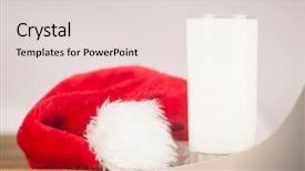  Presentation with cookies christmas - Cool new slides with glass of milk for santa backdrop and a light gray colored foreground