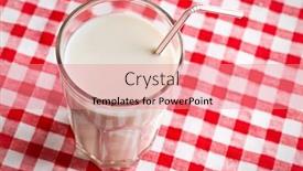  Presentation with checkered tablecloth - Beautiful slide set featuring chemical engineering plant - corner of steam pipeline backdrop and a light gray colored foreground