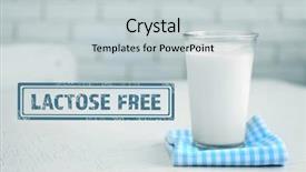  Presentation with milk protein - Amazing theme having glass of milk on wooden backdrop and a light gray colored foreground