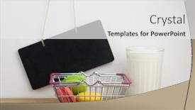  Presentation with white milk - Slide deck consisting of glass-of-milk-with-colorful background and a white colored foreground