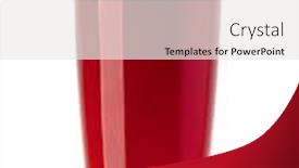  Presentation with pomegranate - Audience pleasing theme consisting of glass-of-pomegranate-juice-isolated backdrop and a white colored foreground