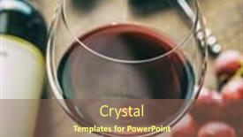  Presentation with corkscrew - Theme featuring glass-of-red-wine-wine background and a violet colored foreground