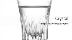  Presentation with vodka - Beautiful slides featuring glass of vodka isolated backdrop and a white colored foreground