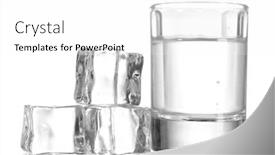  Presentation with vodka - Presentation theme featuring glass-of-vodka-with-ice background and a white colored foreground