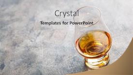  Presentation with brandy - PPT layouts with glass-of-whisky-spirit-brandy background and a light gray colored foreground