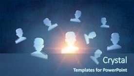  Presentation with glass - Beautiful PPT layouts featuring glass people symbols mixed media backdrop and a  colored foreground